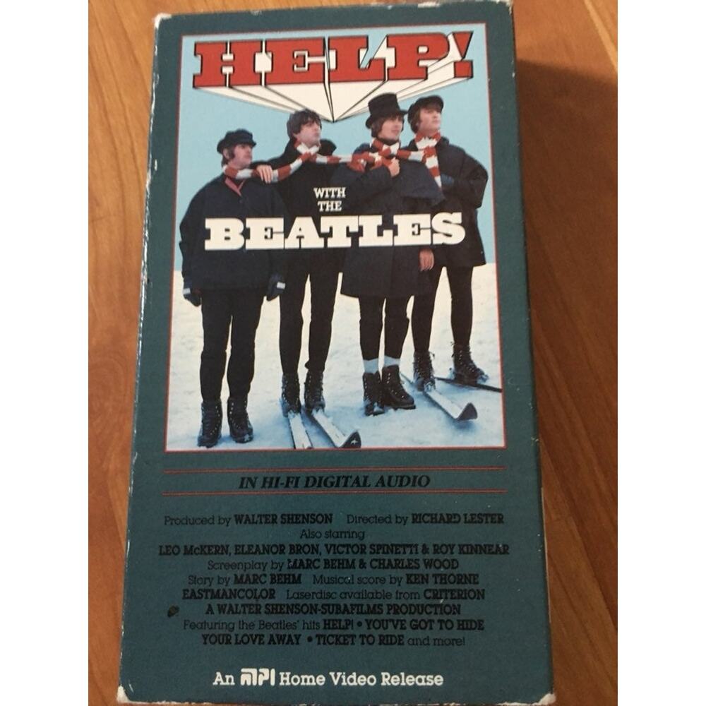 Collectable Help With The Beatles‎ Vhs